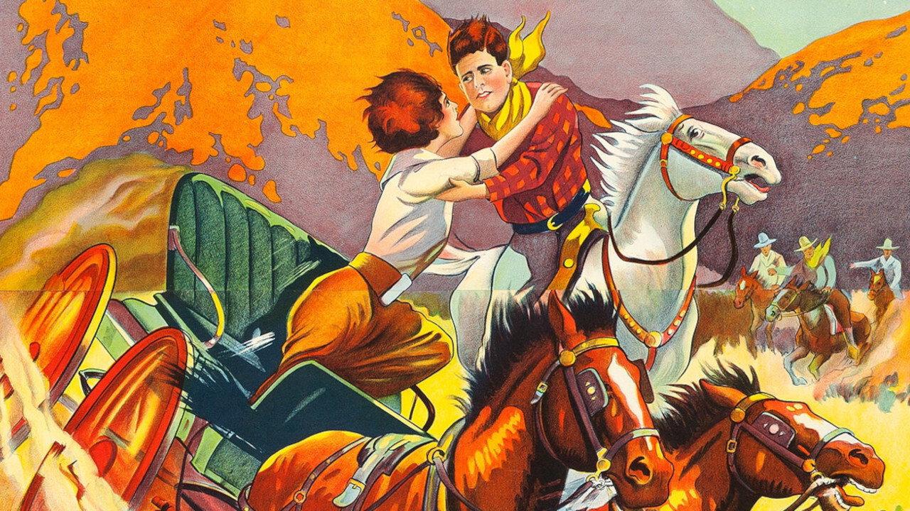 The Wild Horse Stampede 1926 movie scene