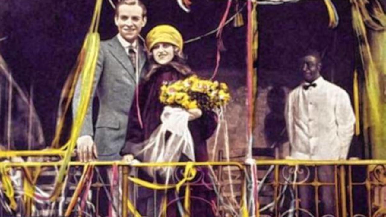 The West~Bound Limited 1923 movie scene