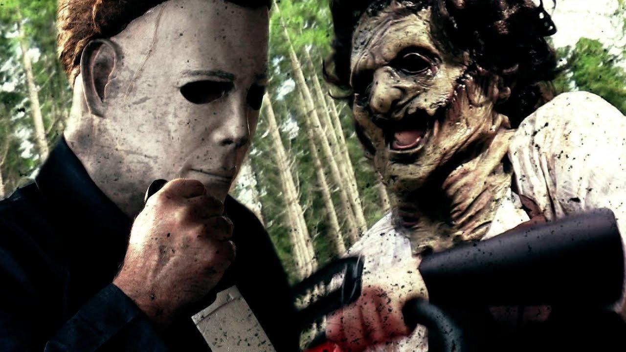 MICHAEL MYERS vs LEATHERFACE (Halloween vs Texas Chainsaw) Fan Film 2018 2018 movie scene