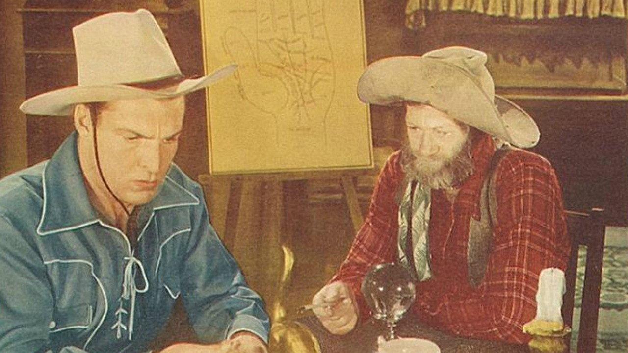 Outlaws of the Plains 1946 movie scene