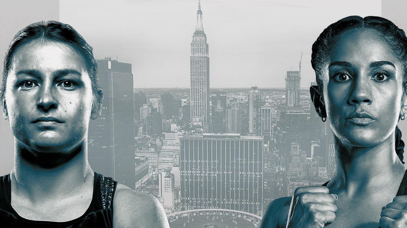 Katie Taylor vs. Amanda Serrano 2022 movie scene
