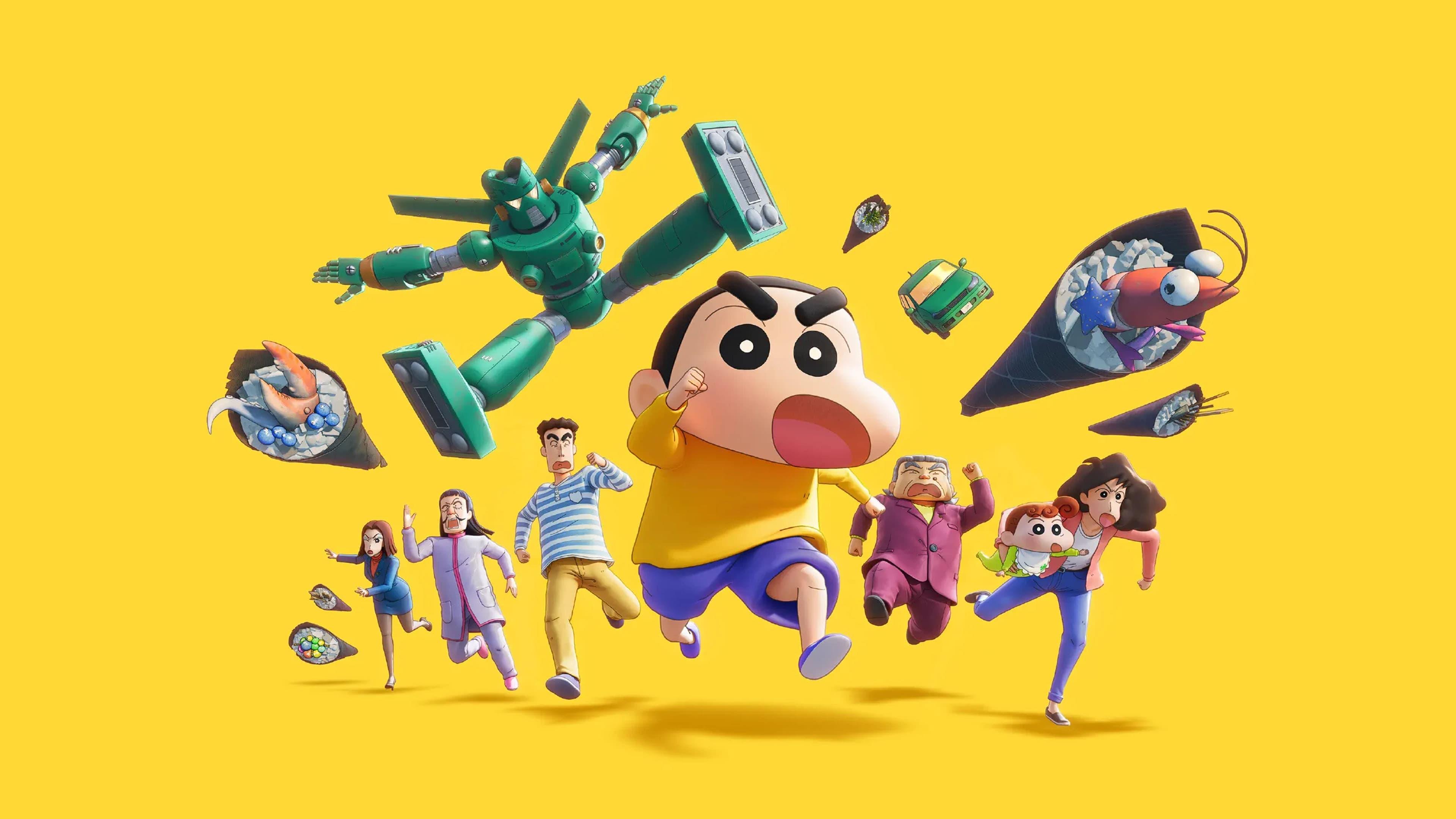 New Dimension! Crayon Shin-chan the Movie: Battle of Supernatural Powers ~Flying Sushi~ 2023 movie scene