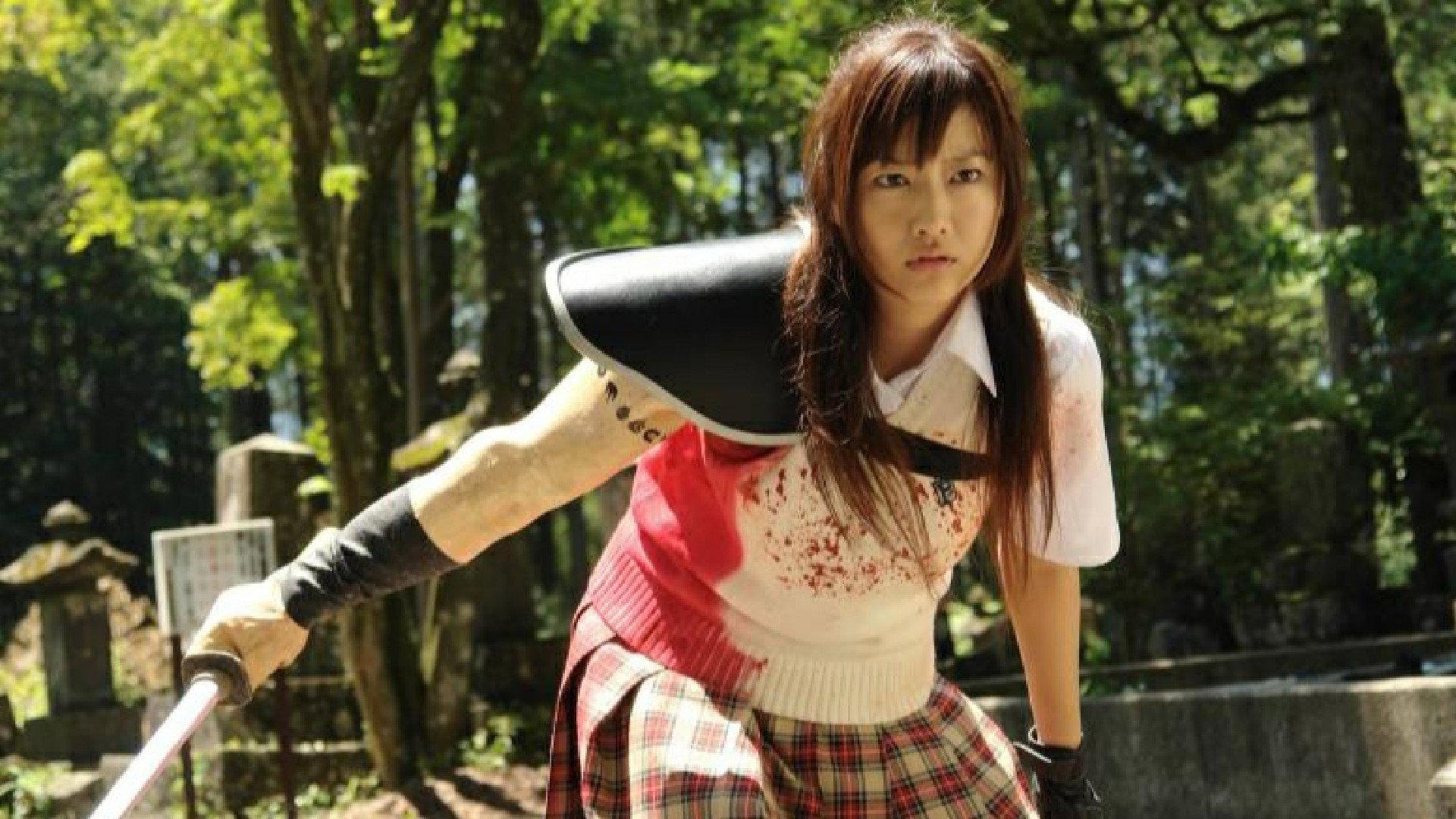 Zombie Hunter Rika 2008 movie scene