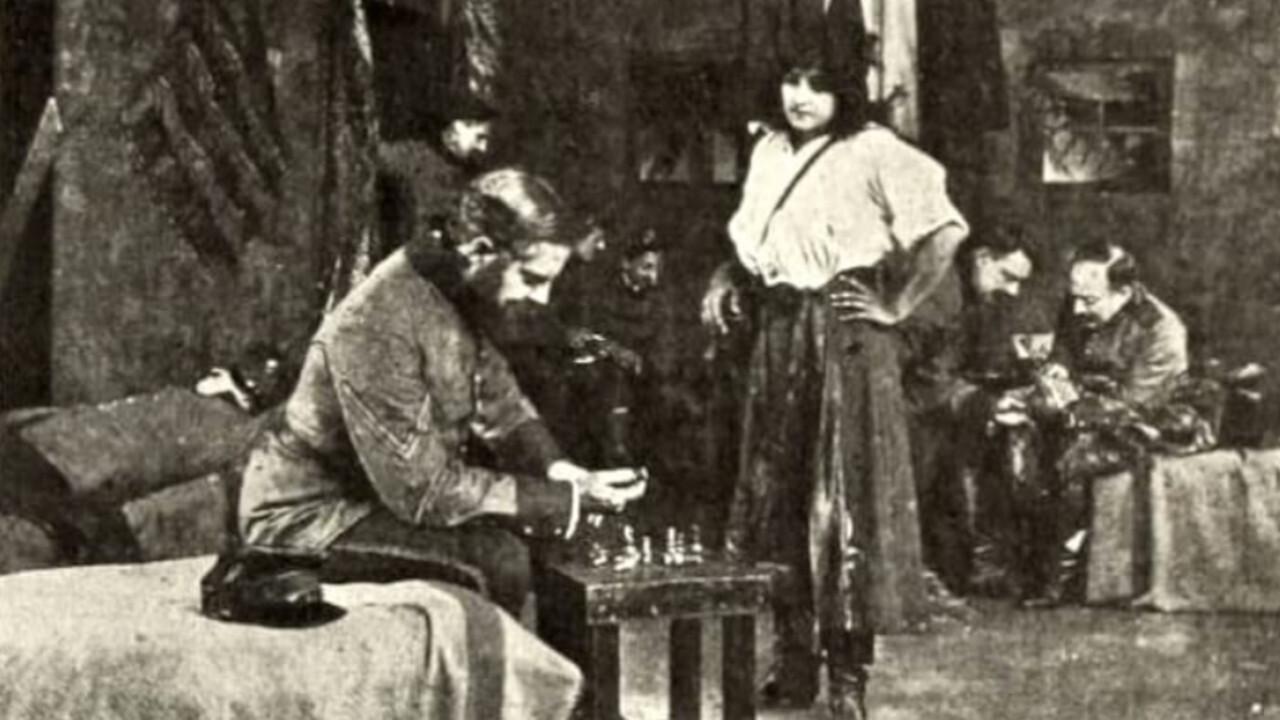Under Two Flags 1912 movie scene