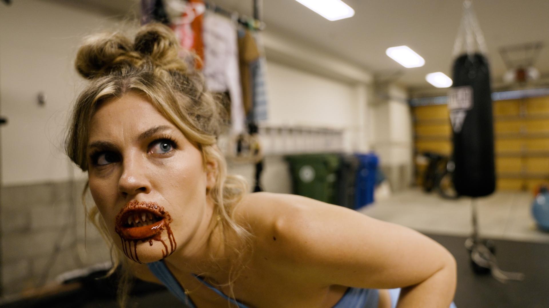 Shark Girl 2024 movie scene