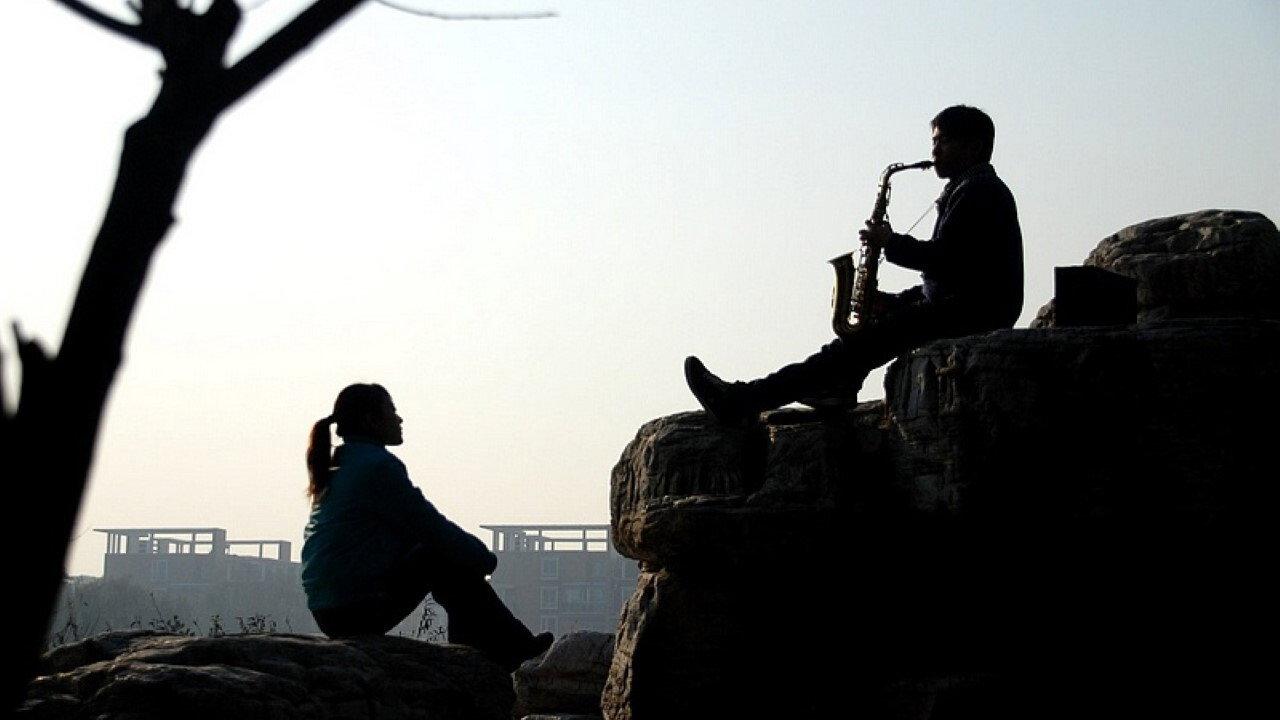 Melancholy Saxophone 2010 movie scene