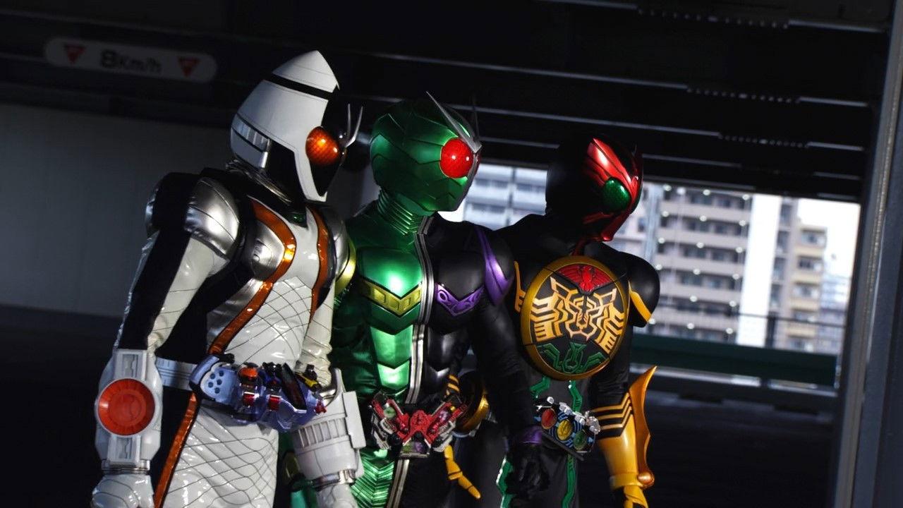 Kamen Rider x Kamen Rider Fourze & OOO Movie Wars Mega Max 2011 movie scene