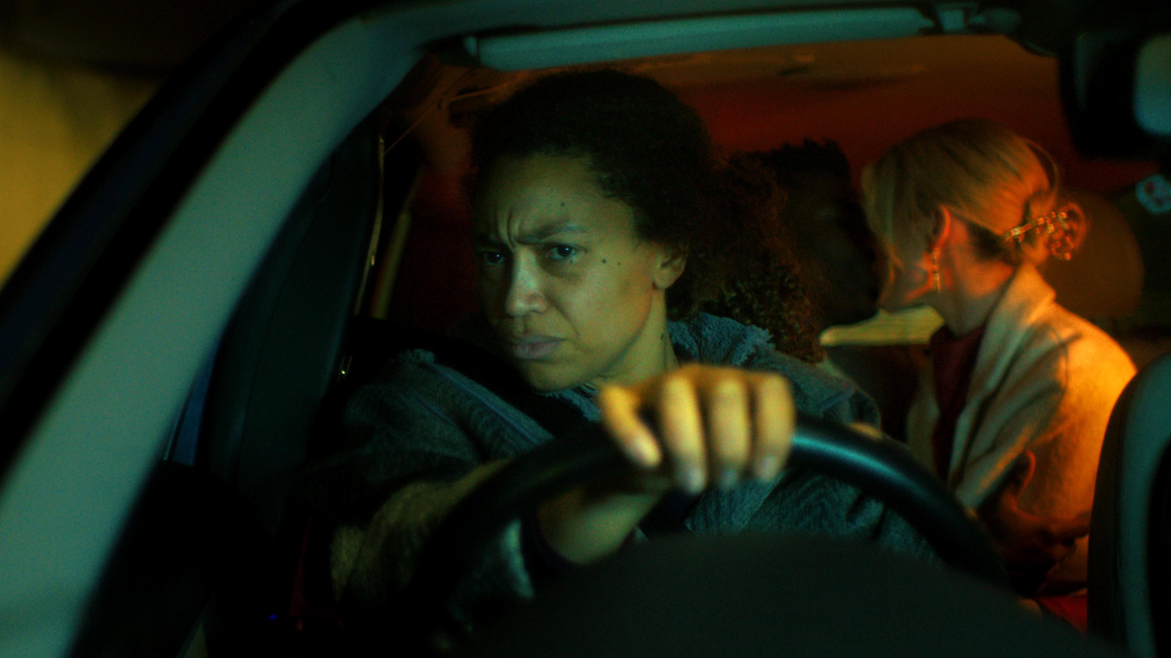 Night Driver 2025 movie scene