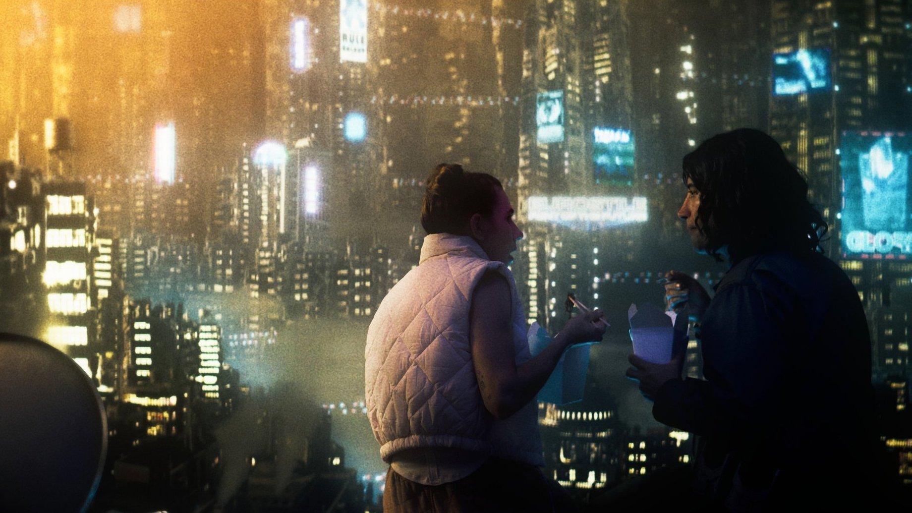 Molli and Max in the Future 2024 movie scene