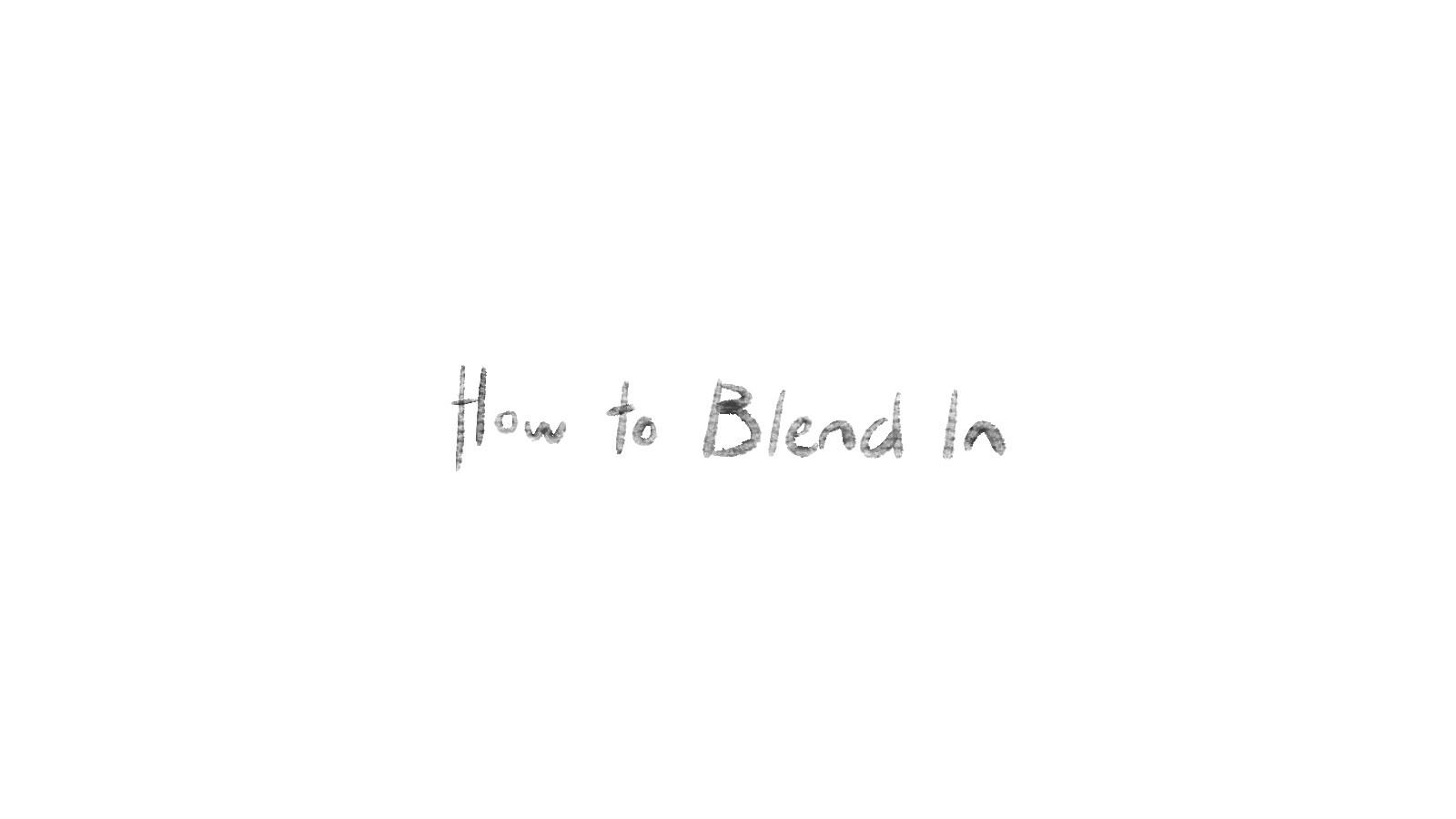 How to Blend In 2024 movie scene