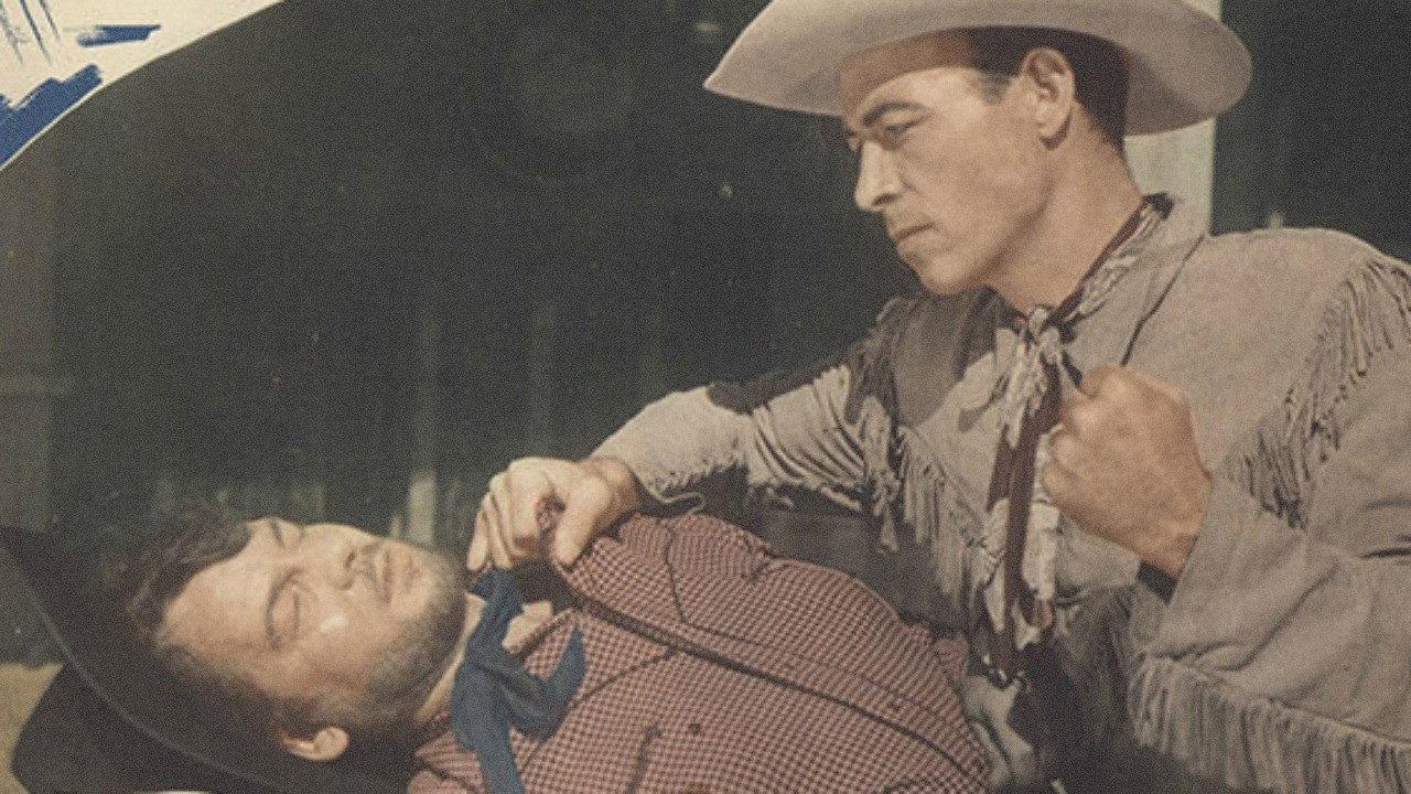 The Caravan Trail 1946 movie scene