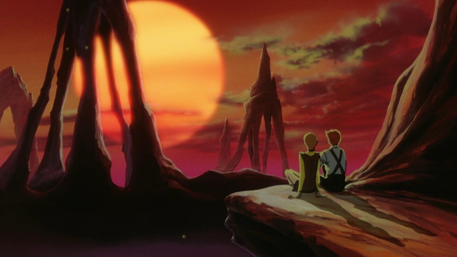Toward the Terra 1980 movie scene