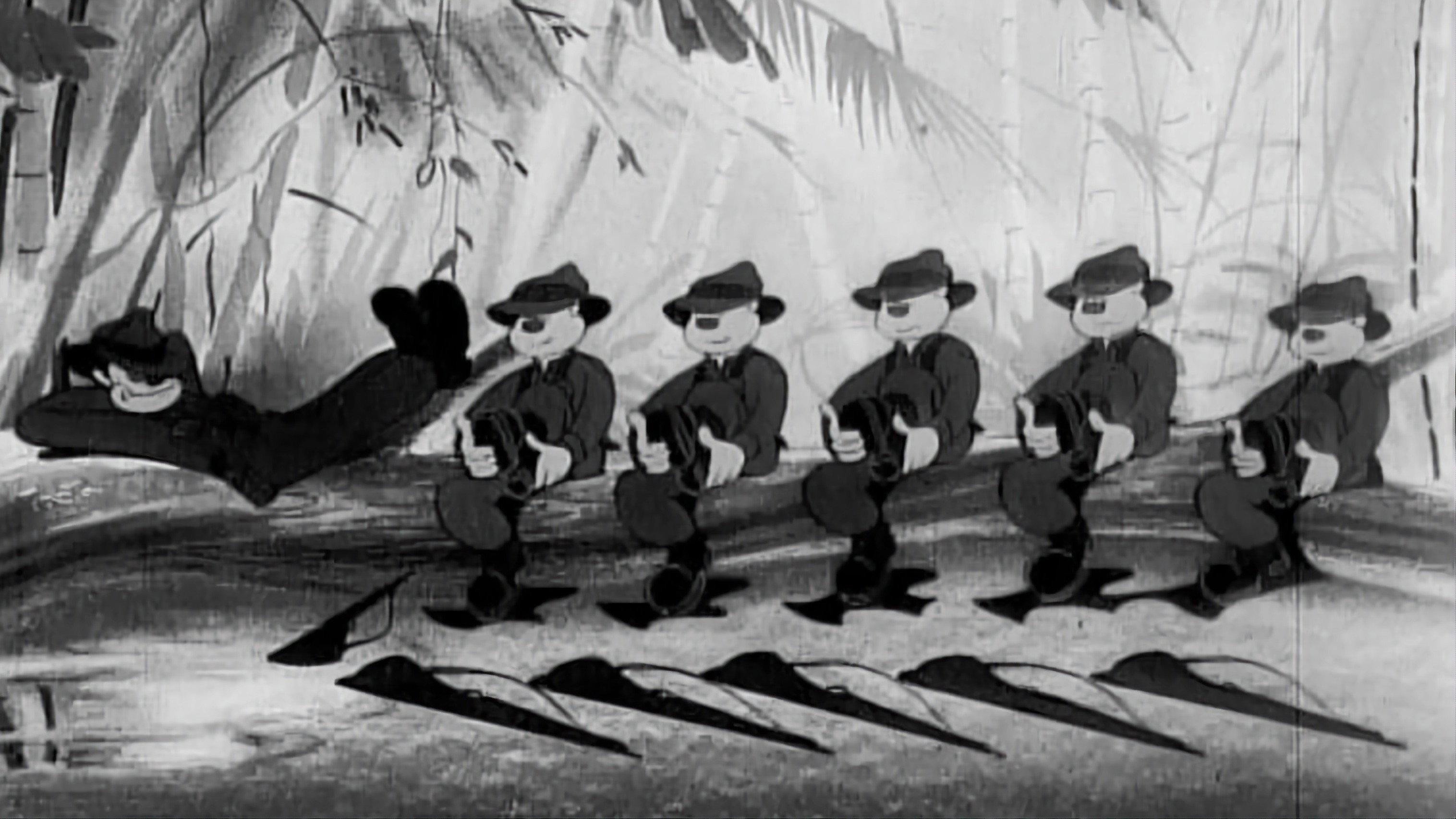 6 Little Jungle Boys 1945 movie scene