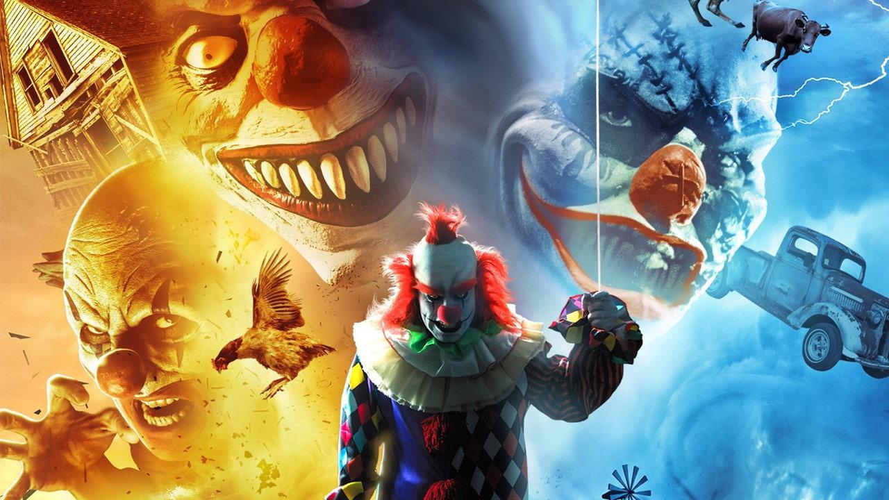 Clownado 2023 movie scene