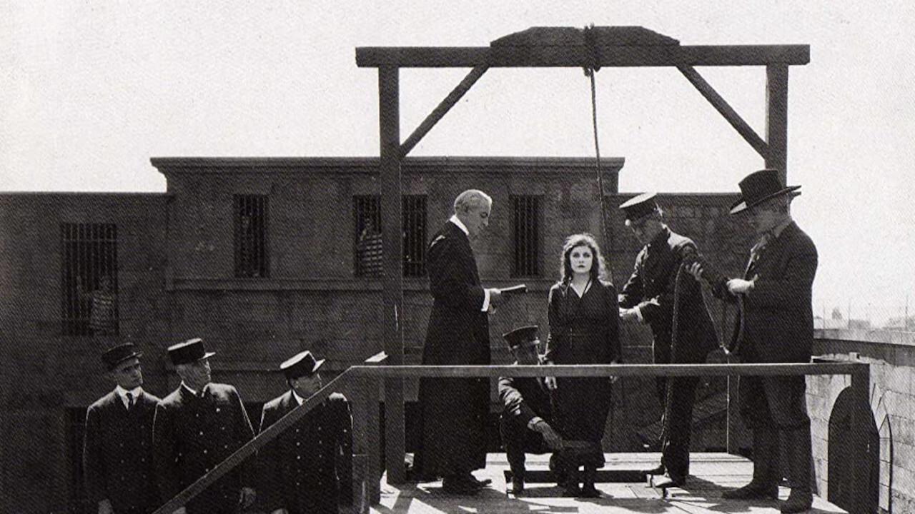 Riders of the Night 1918 movie scene