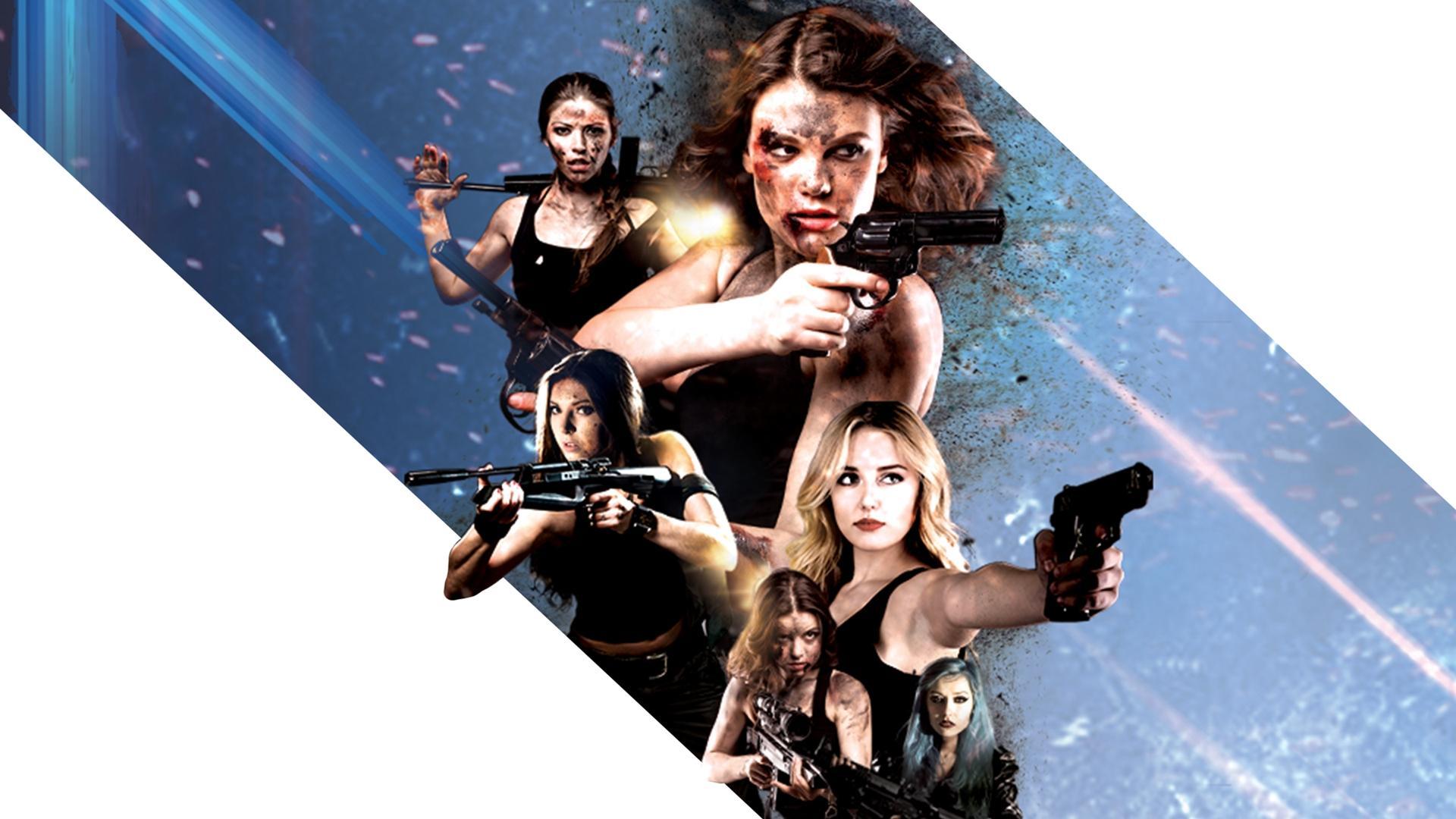 Six Hot Chicks in a Warehouse 2019 movie scene