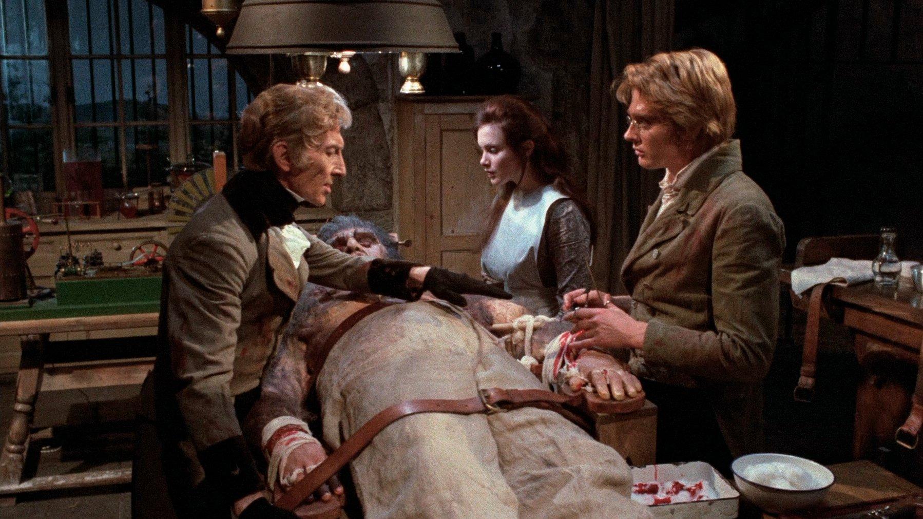 Frankenstein and the Monster from Hell 1974 movie scene