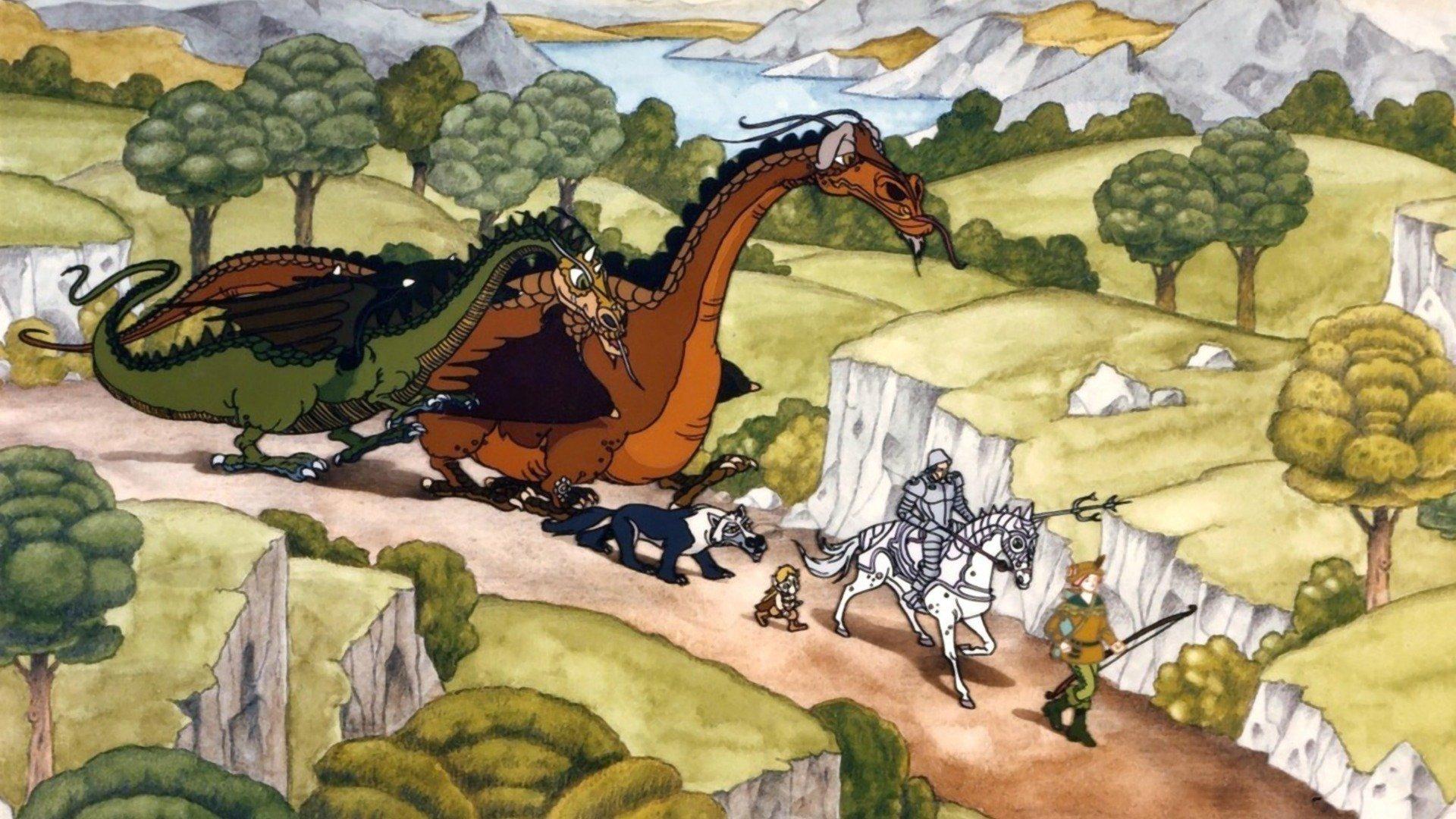 The Flight of Dragons 1982 movie scene