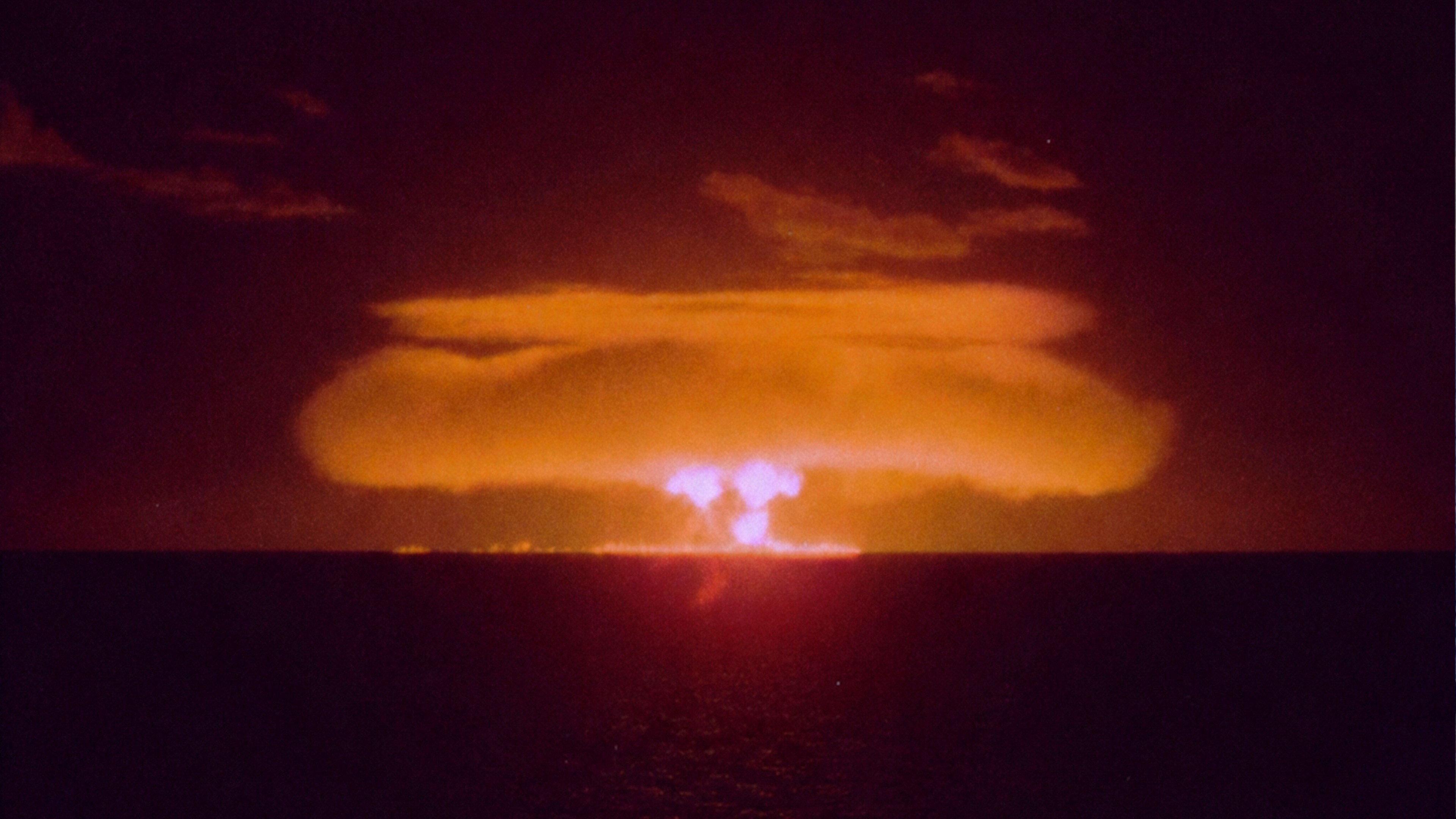 Atolls at the Nuclear Hour 1966 movie scene