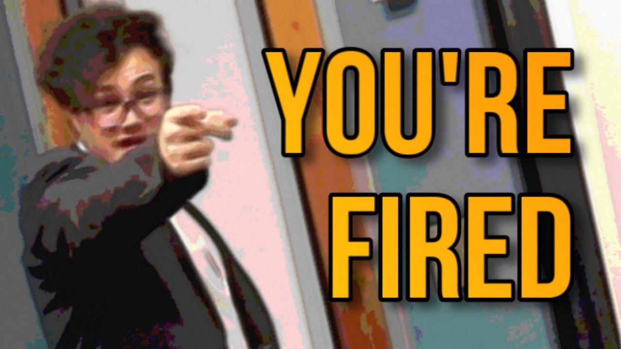 You're Fired 2023 movie scene