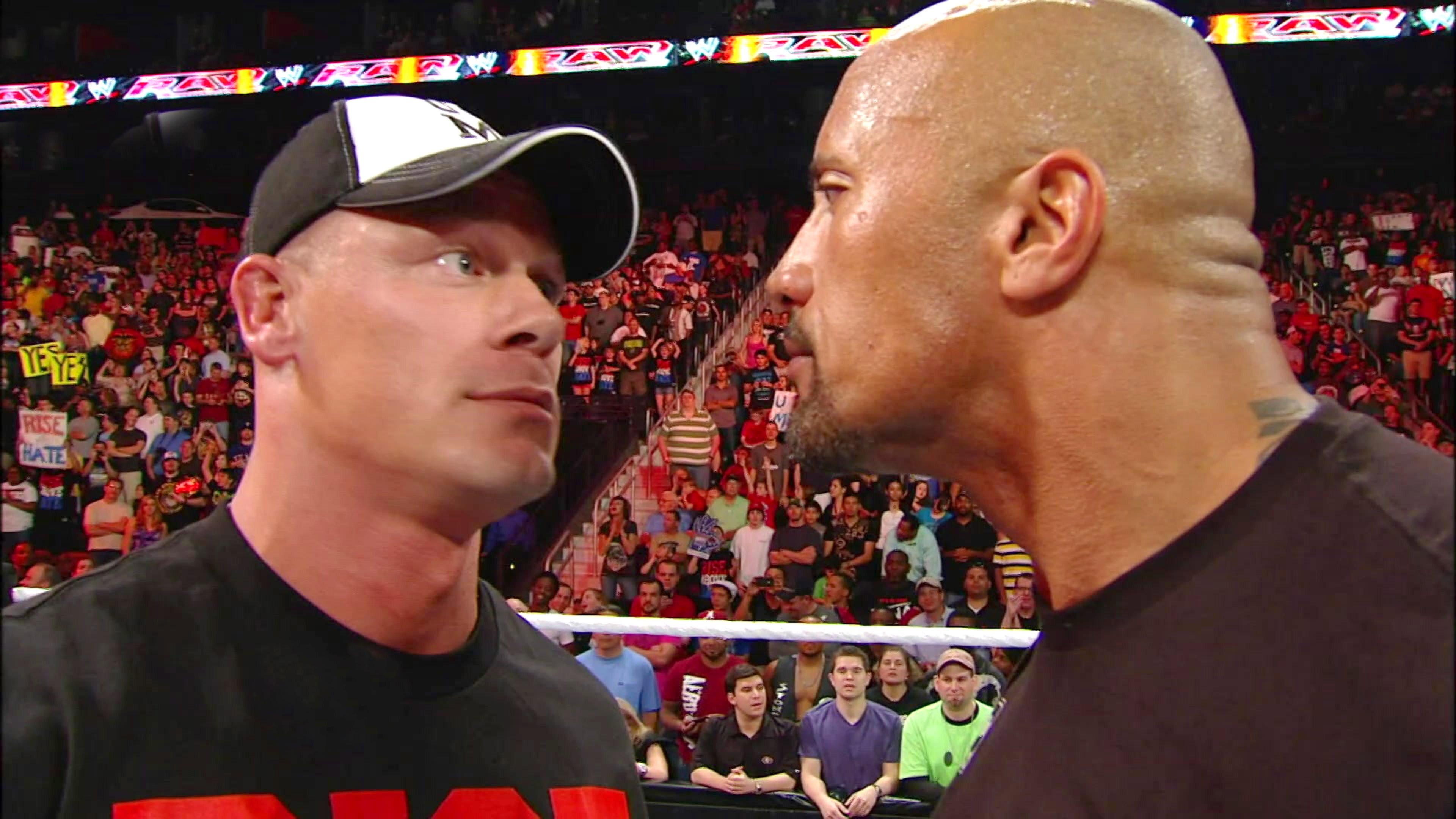 The Rock vs. John Cena: Once in a Lifetime 2012 movie scene