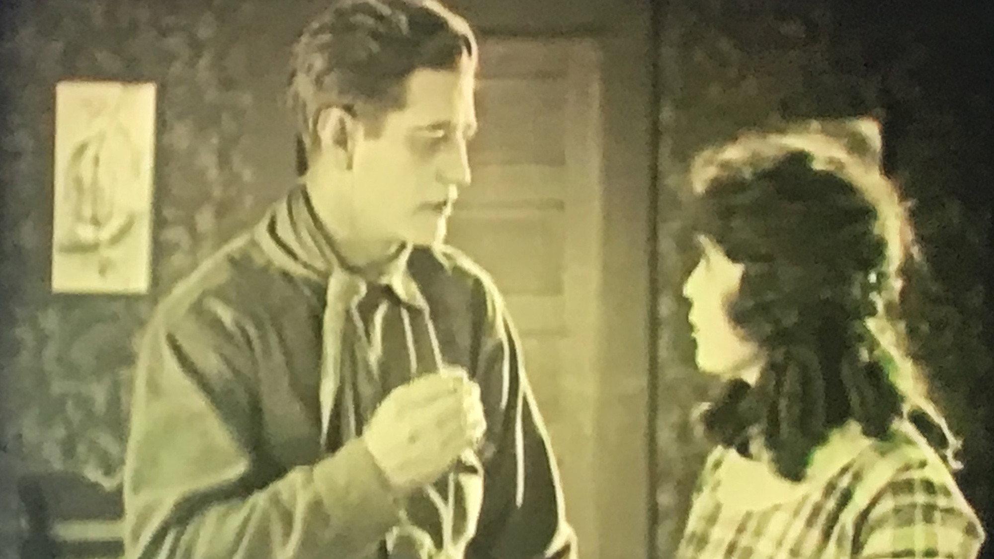 The Show Down 1921 movie scene