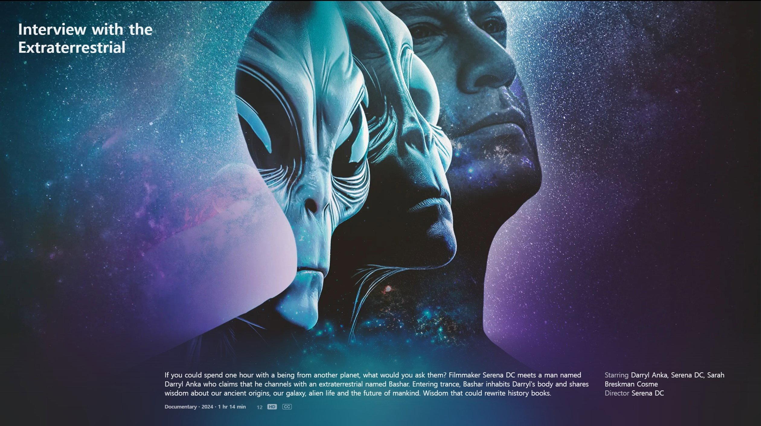 Interview with the Extraterrestrial 2024 movie scene