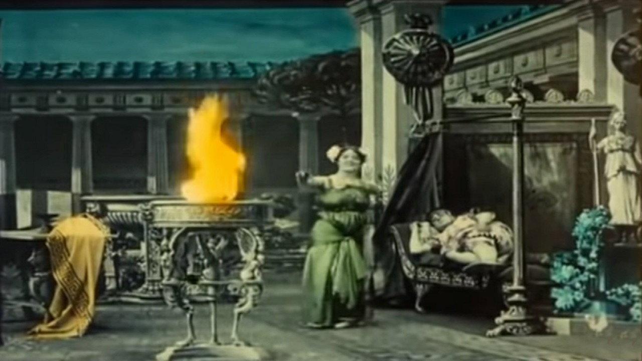 A Slave's Love 1907 movie scene