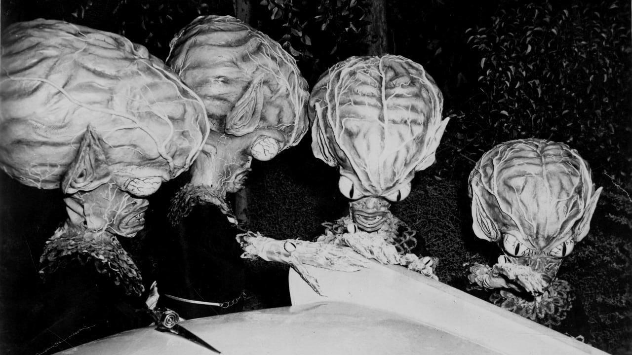 Invasion of the Saucer Men 1957 movie scene