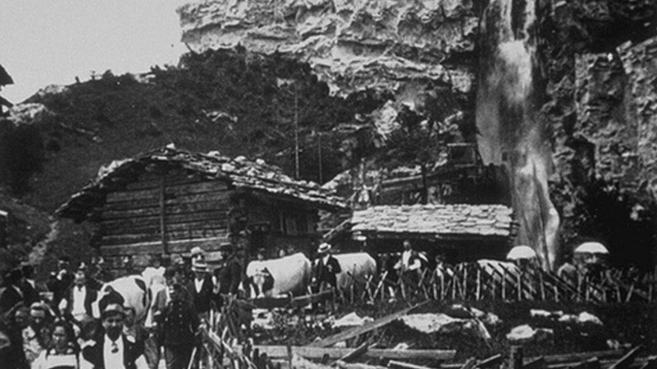 The Cascade 1896 movie scene