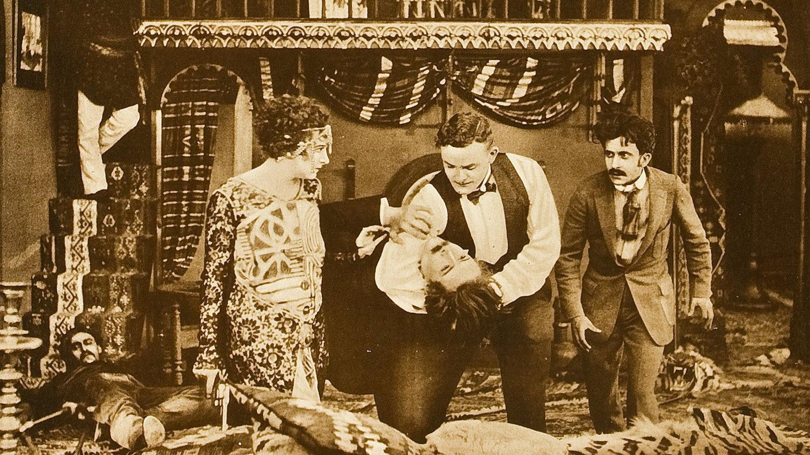 The Romance of Tarzan 1918 movie scene