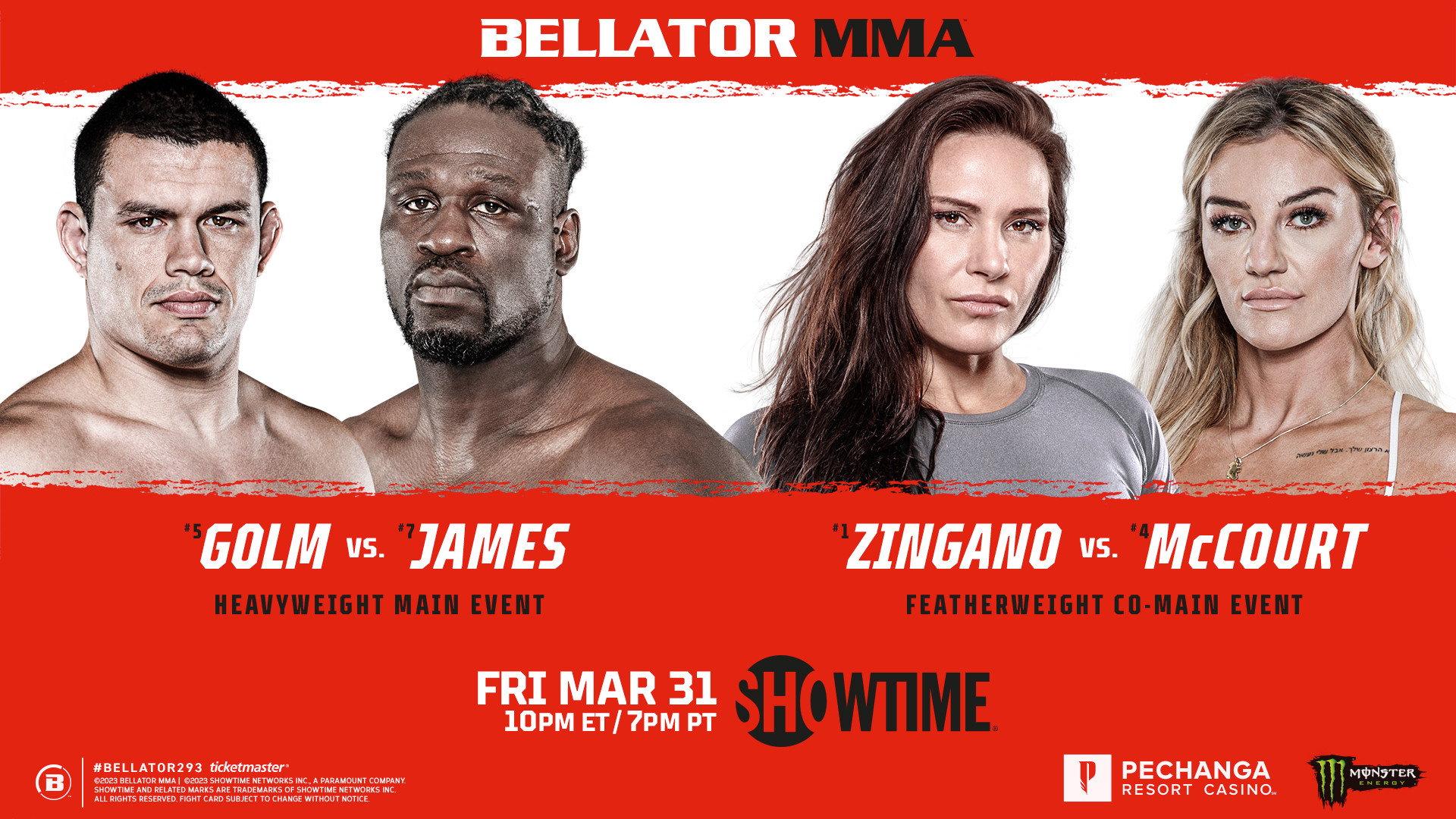 Bellator 293: Golm vs. James 2023 movie scene