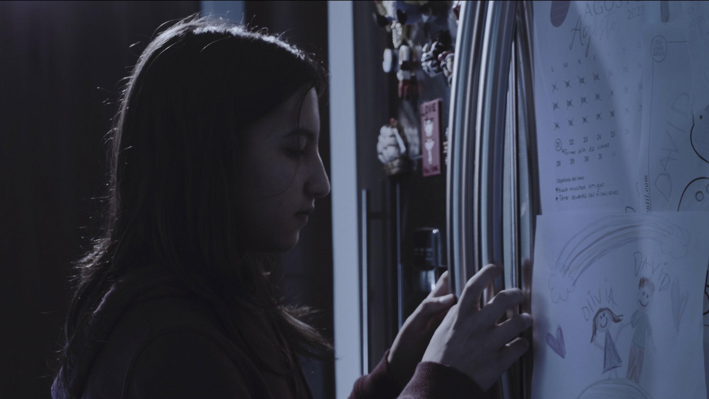 Inside the fridge movie scene