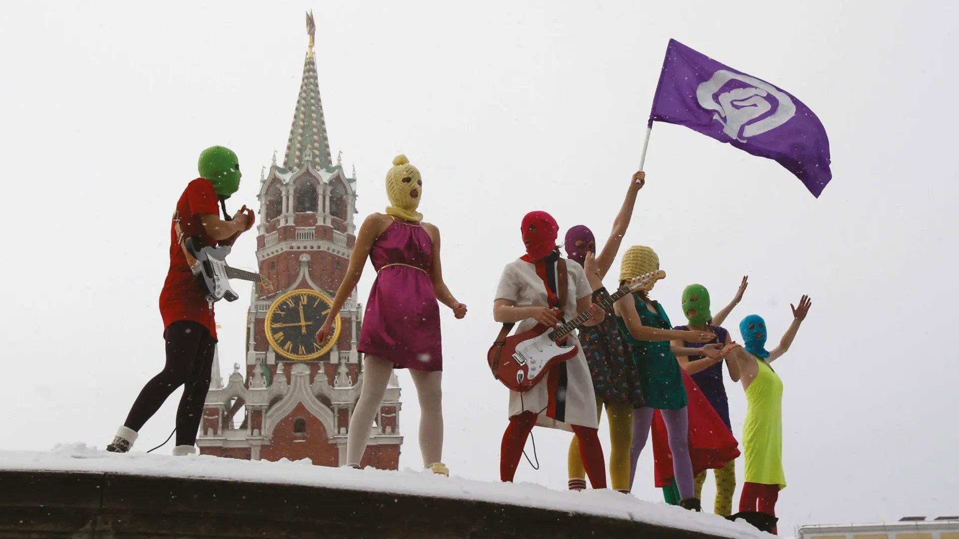 Pussy Riot: Rage Against Putin 2023 movie scene