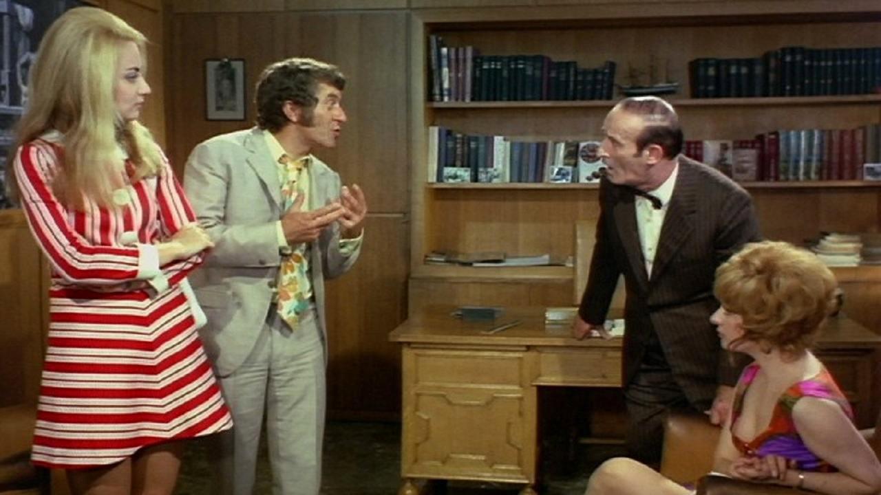 Two Modern Revelers 1971 movie scene