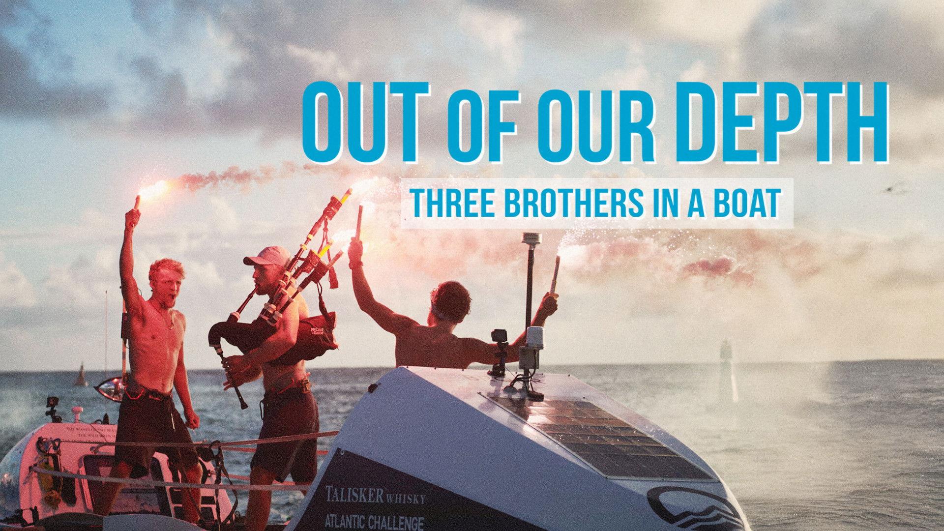Out of Our Depth: Three Brothers in a Boat 2025 movie scene