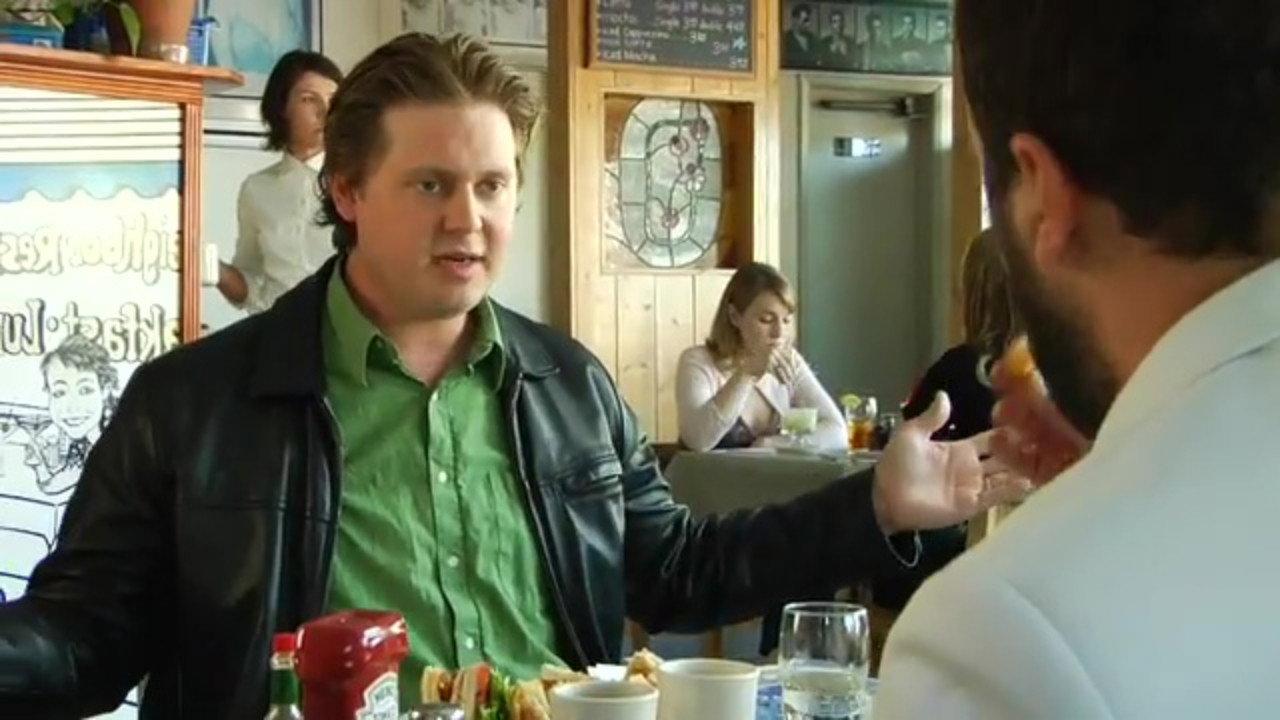 Tim and Gelman Have Lunch 2011 movie scene