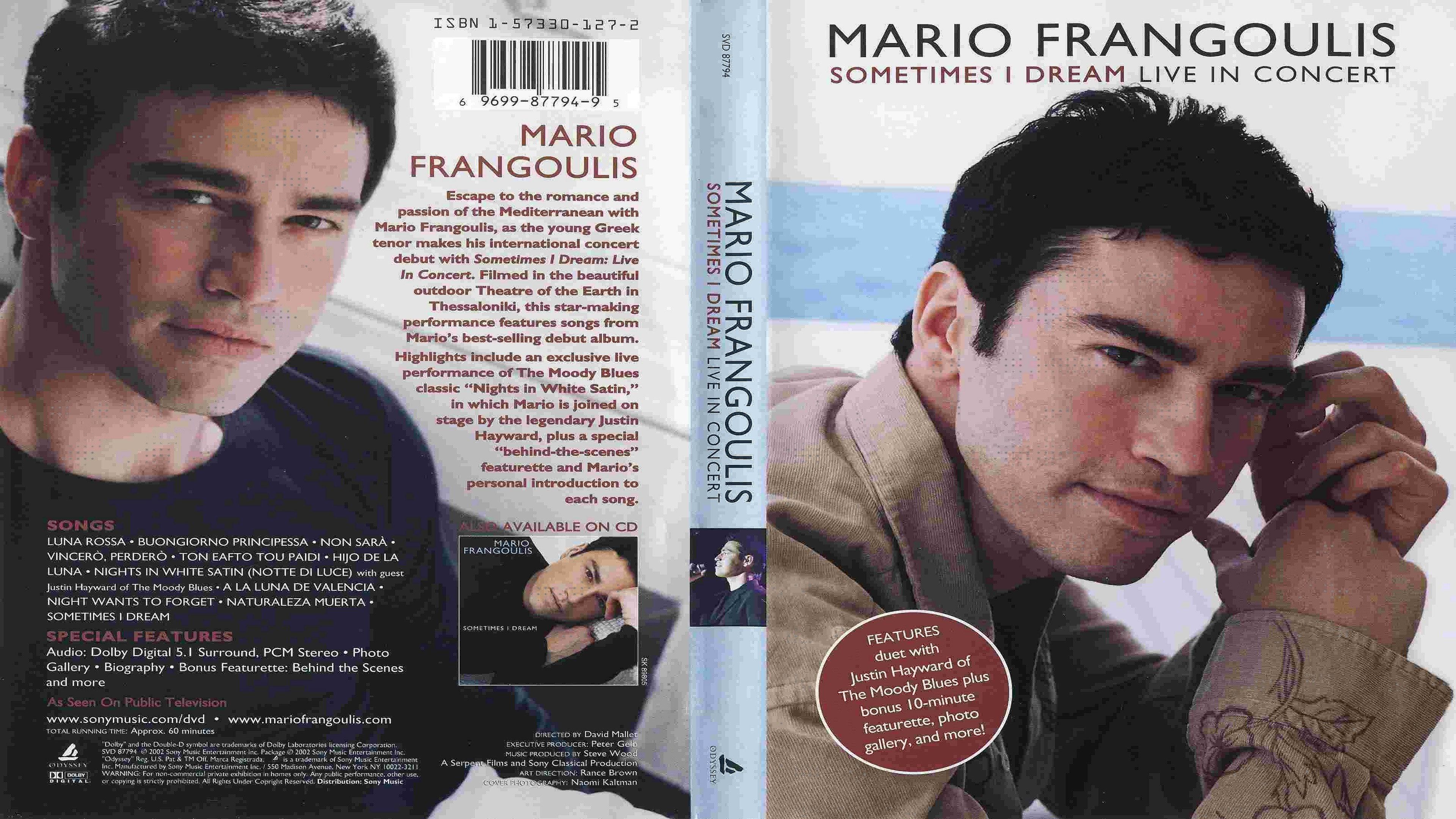 Mario Frangoulis - Sometimes I Dream (Live in Concert)  movie scene