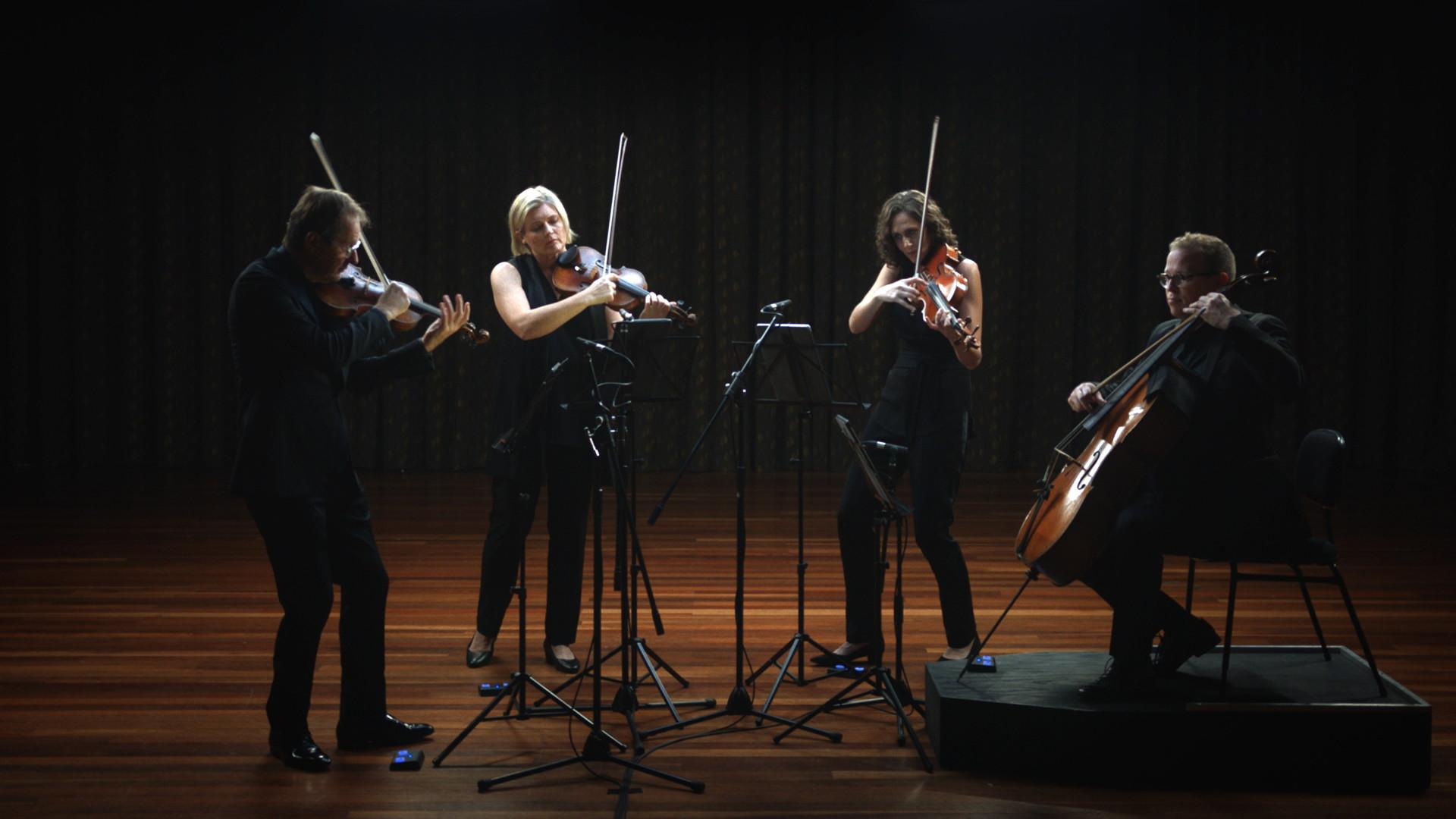 Anatomy of a String Quartet 2022 movie scene