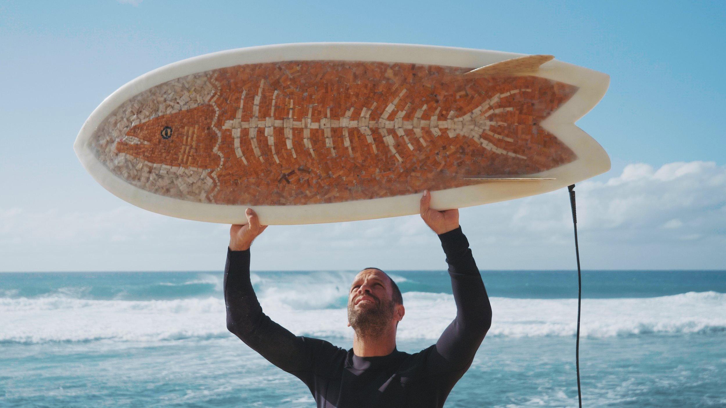 The Cigarette Surfboard 2024 movie scene