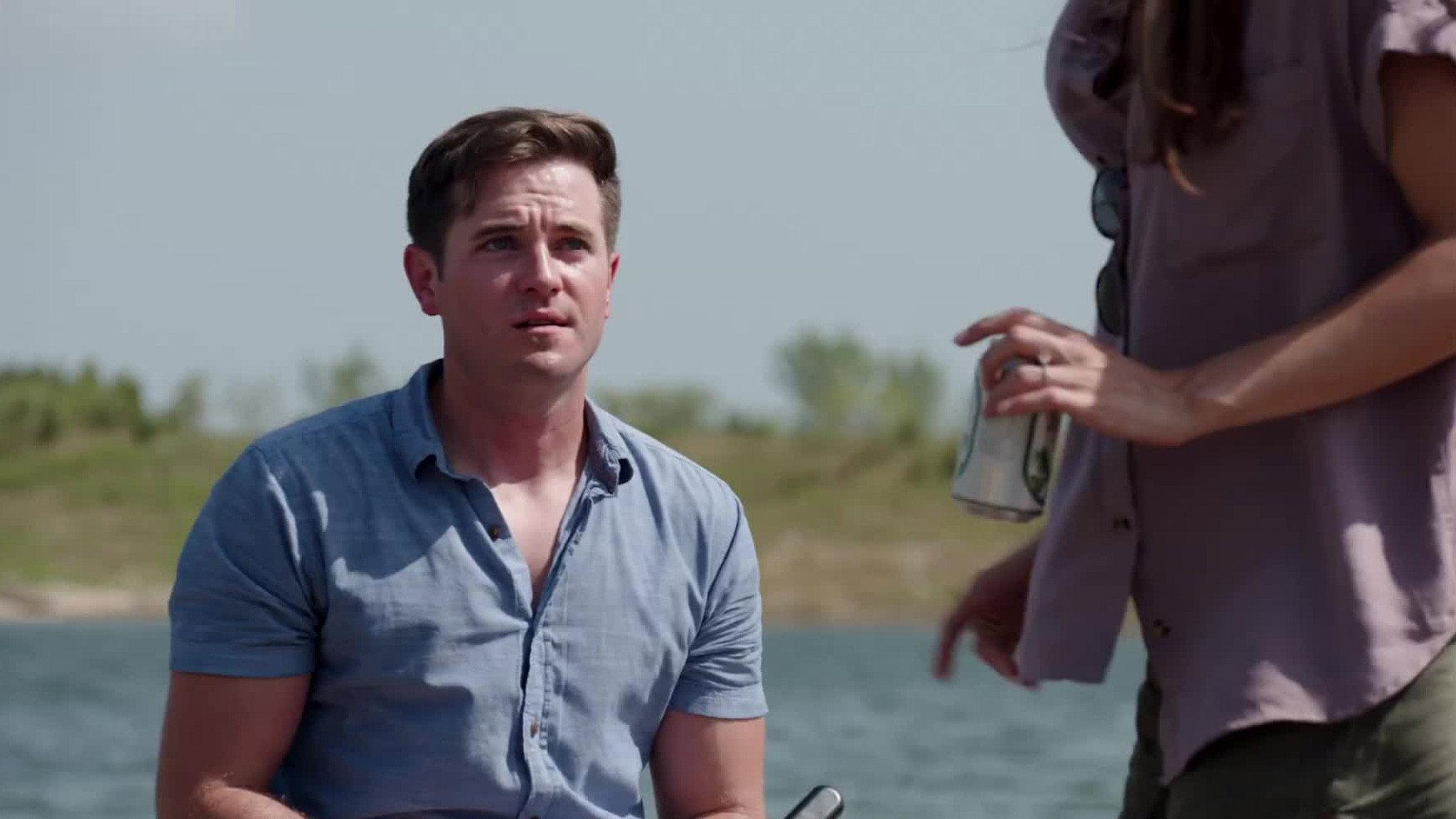 Lone Star Shark 2025 movie scene