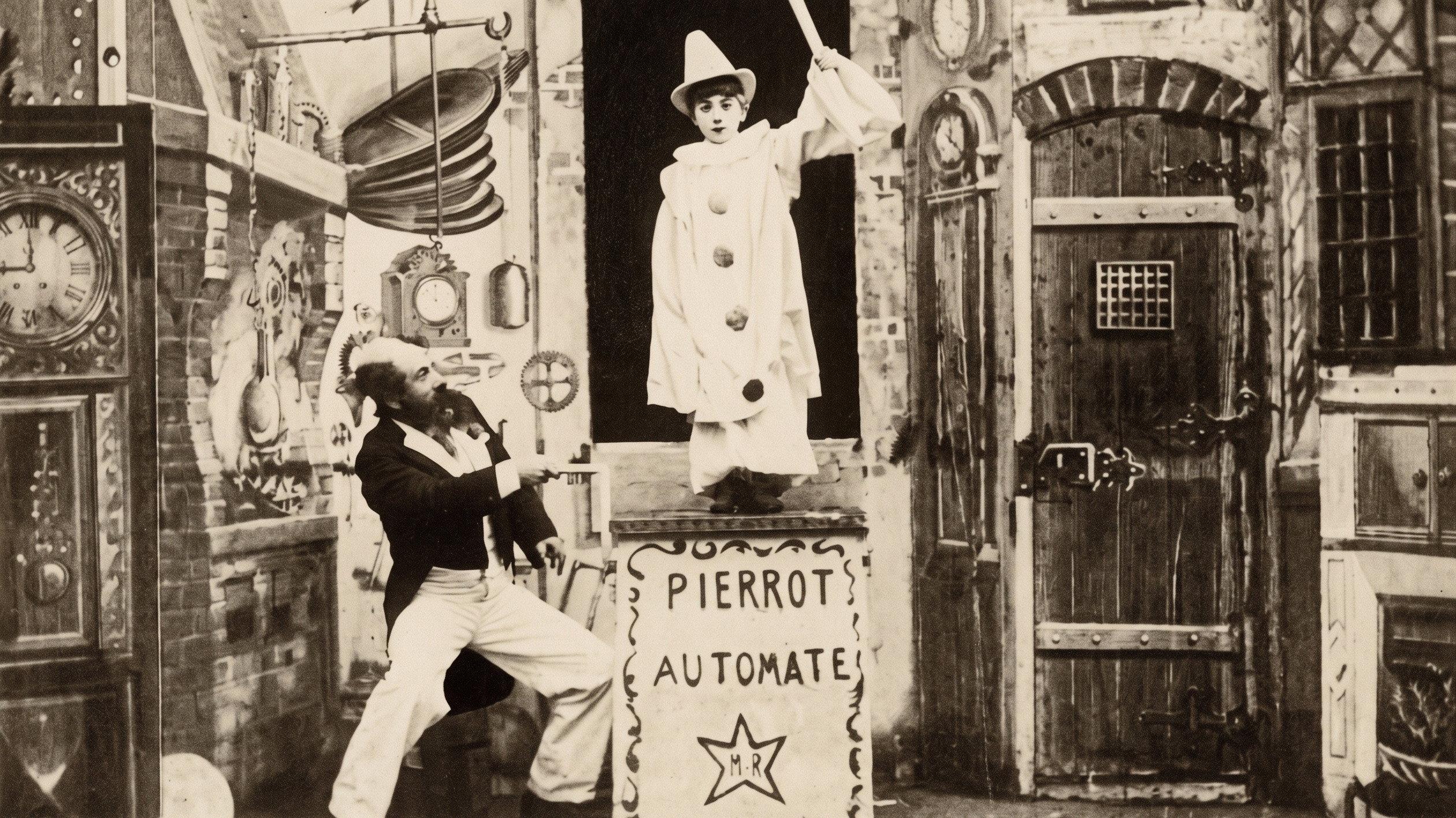 Gugusse and the Automaton 1897 movie scene