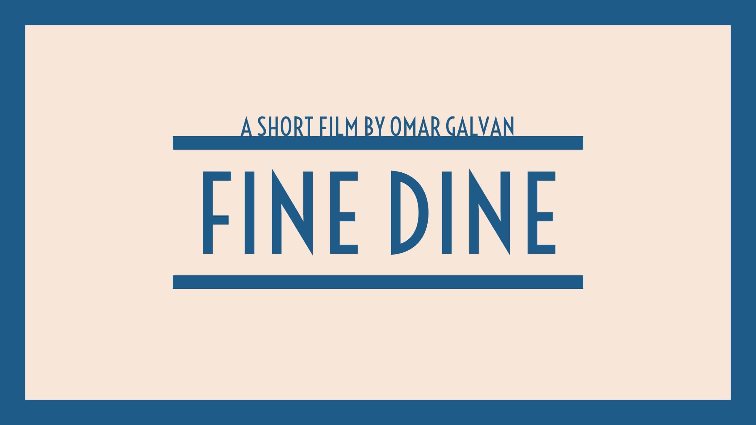 Fine Dine movie scene