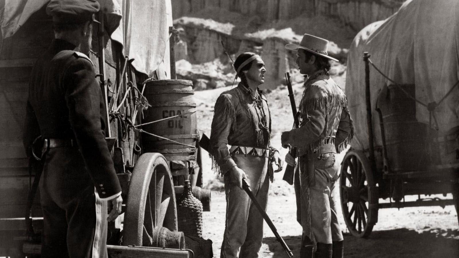 Davy Crockett, Indian Scout 1950 movie scene