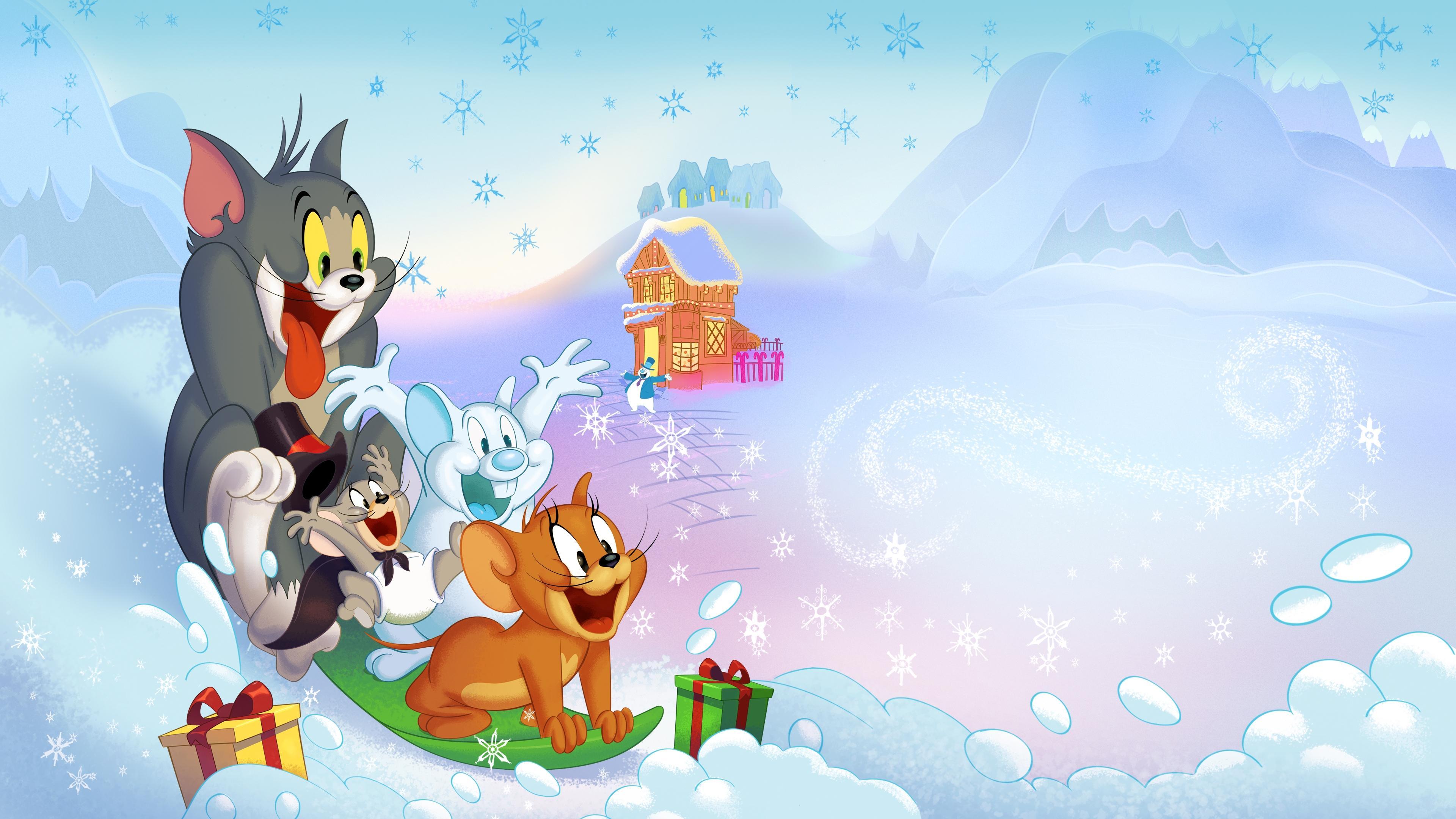 Tom and Jerry: Snowman's Land 2022 movie scene