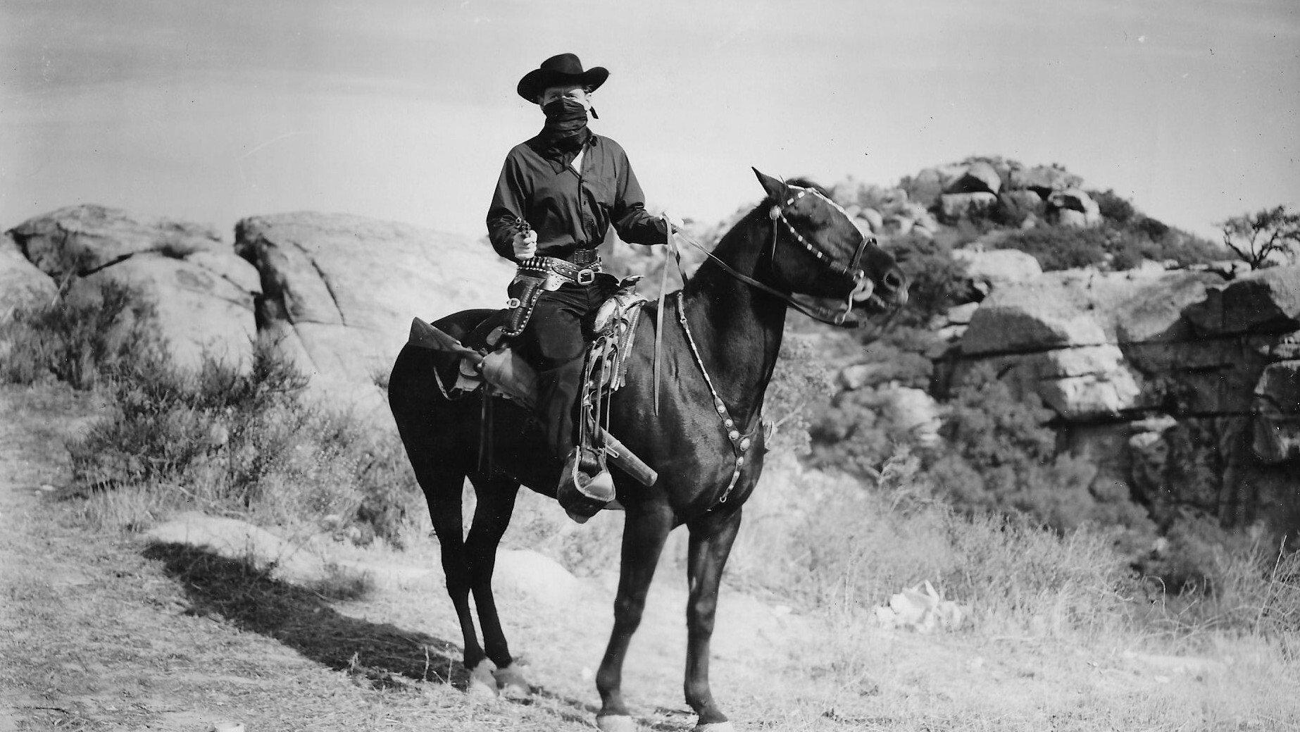 Silver Raiders 1950 movie scene