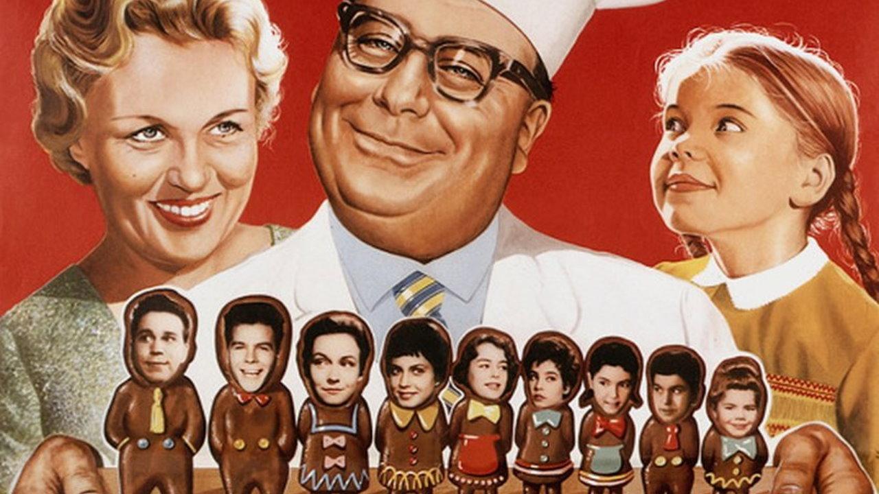 Vater, Mutter und neun Kinder 1958 movie scene