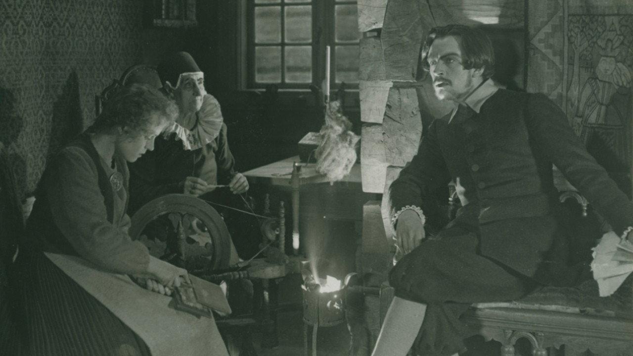 The Parson's Widow 1920 movie scene