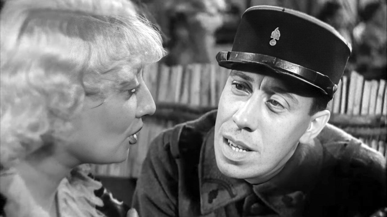 Caught in the Foreign Legion 1950 movie scene