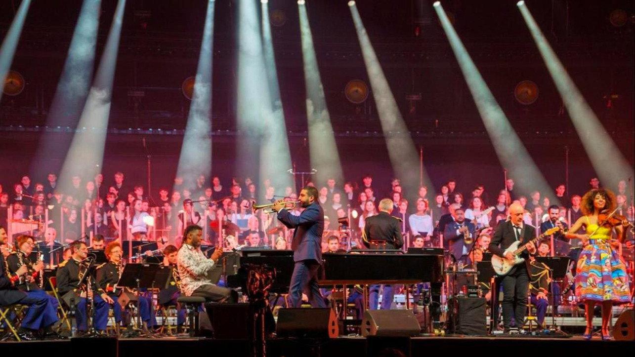 Ibrahim Maalouf à l'AccorHotels Arena 2022 movie scene